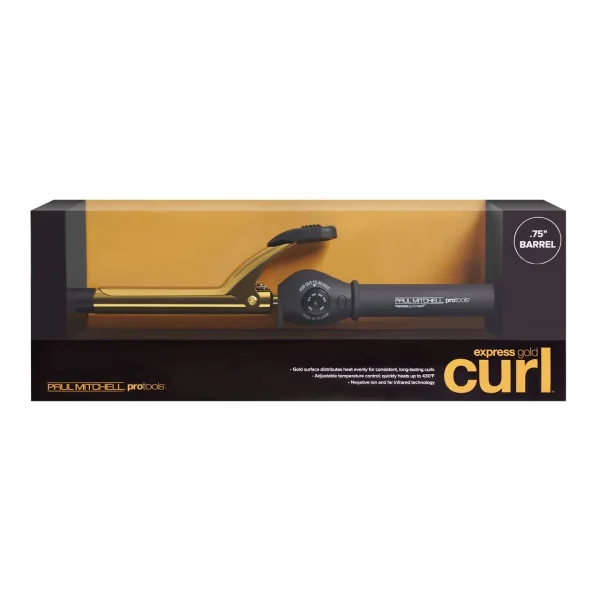 Express Gold Curl Titanium Spring Curling Iron - Image 6